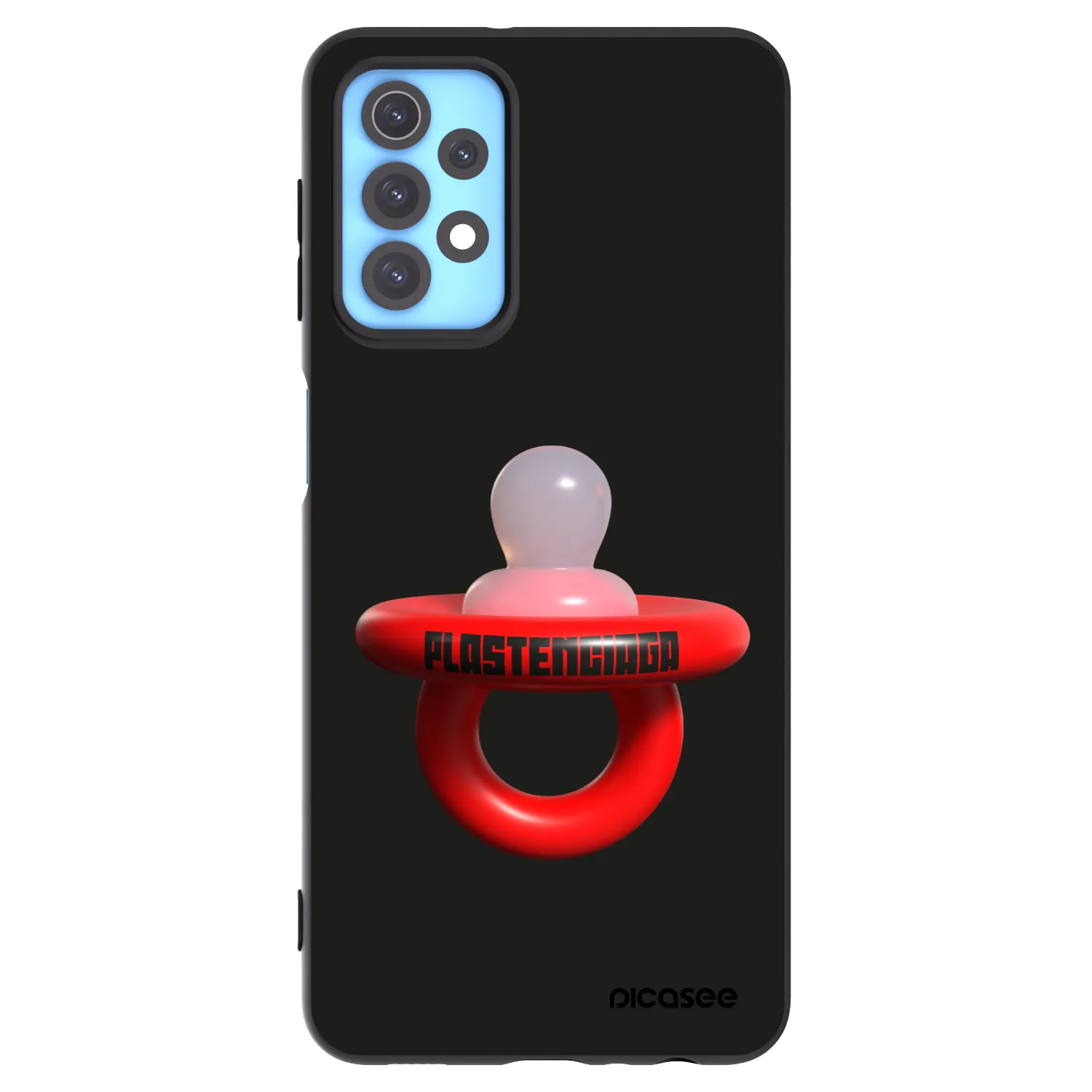 Picasee silikonový černý obal pro Samsung Galaxy A32 4G SM-A325F - Le Dudel