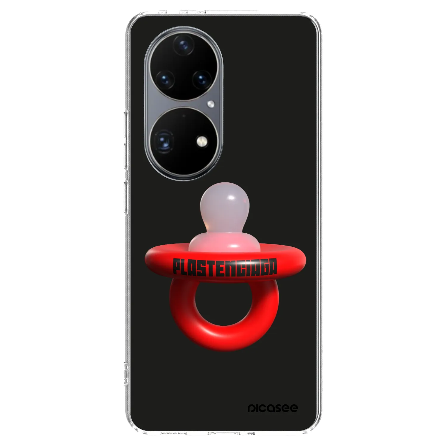 Picasee silikonový průhledný obal pro Huawei P50 - Le Dudel