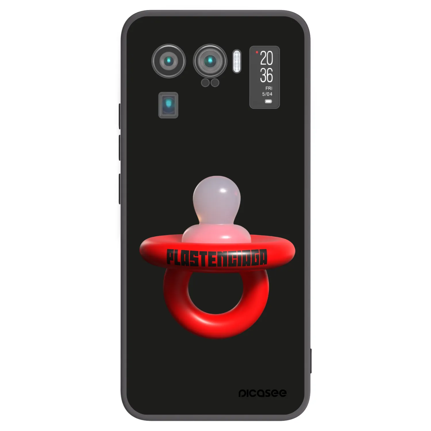 Picasee silikonový černý obal pro Xiaomi Mi 11 Ultra - Le Dudel