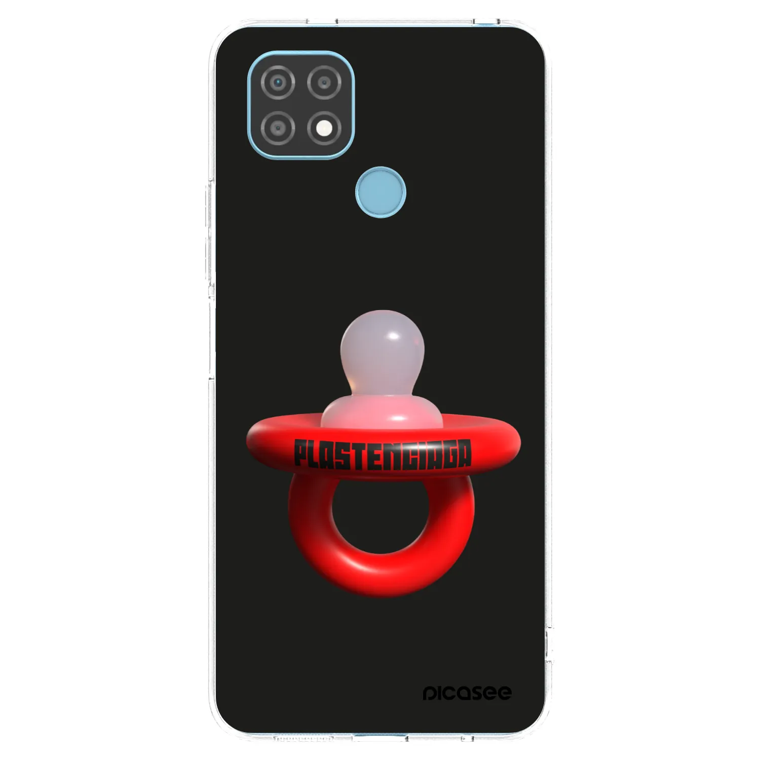 Picasee silikonový průhledný obal pro Realme C21 - Le Dudel