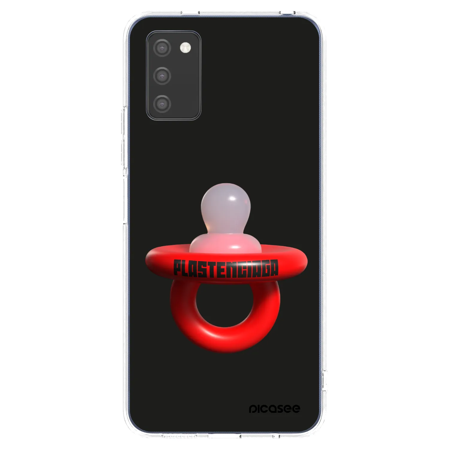 Picasee silikonový průhledný obal pro Samsung Galaxy A03s A037G - Le Dudel