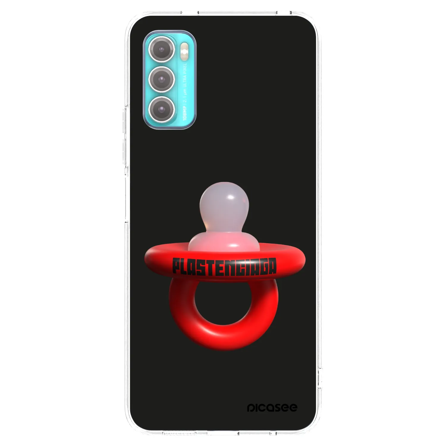 Picasee silikonový průhledný obal pro Motorola Moto G60 - Le Dudel