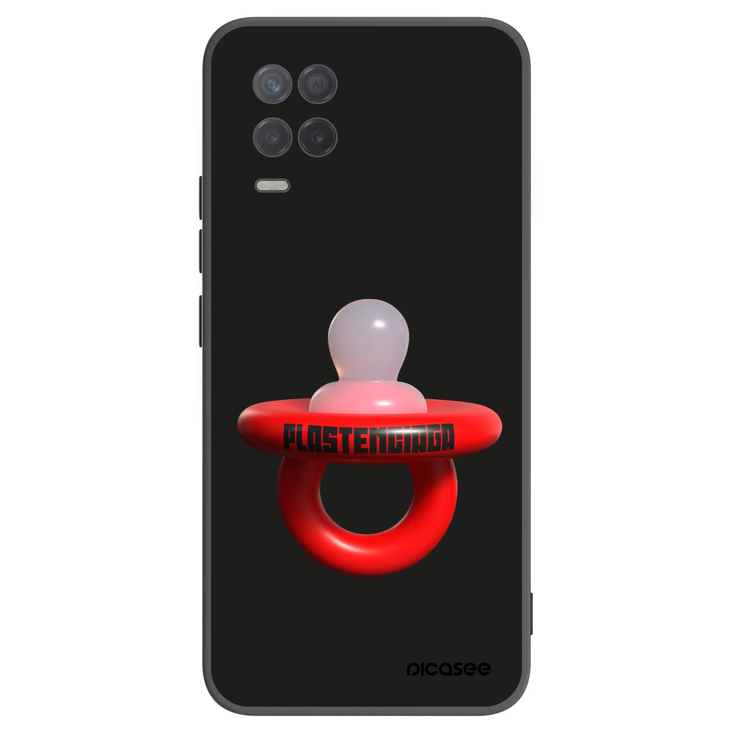 Picasee silikonový černý obal pro Realme 8 5G - Le Dudel