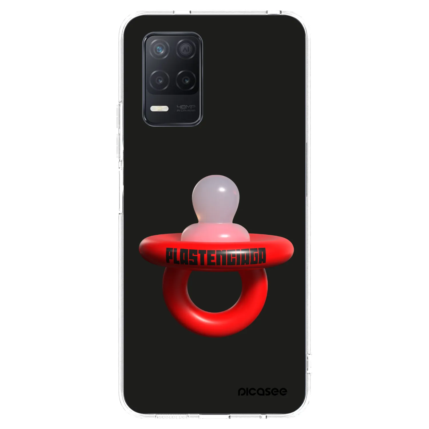 Picasee silikonový průhledný obal pro Realme 8 5G - Le Dudel
