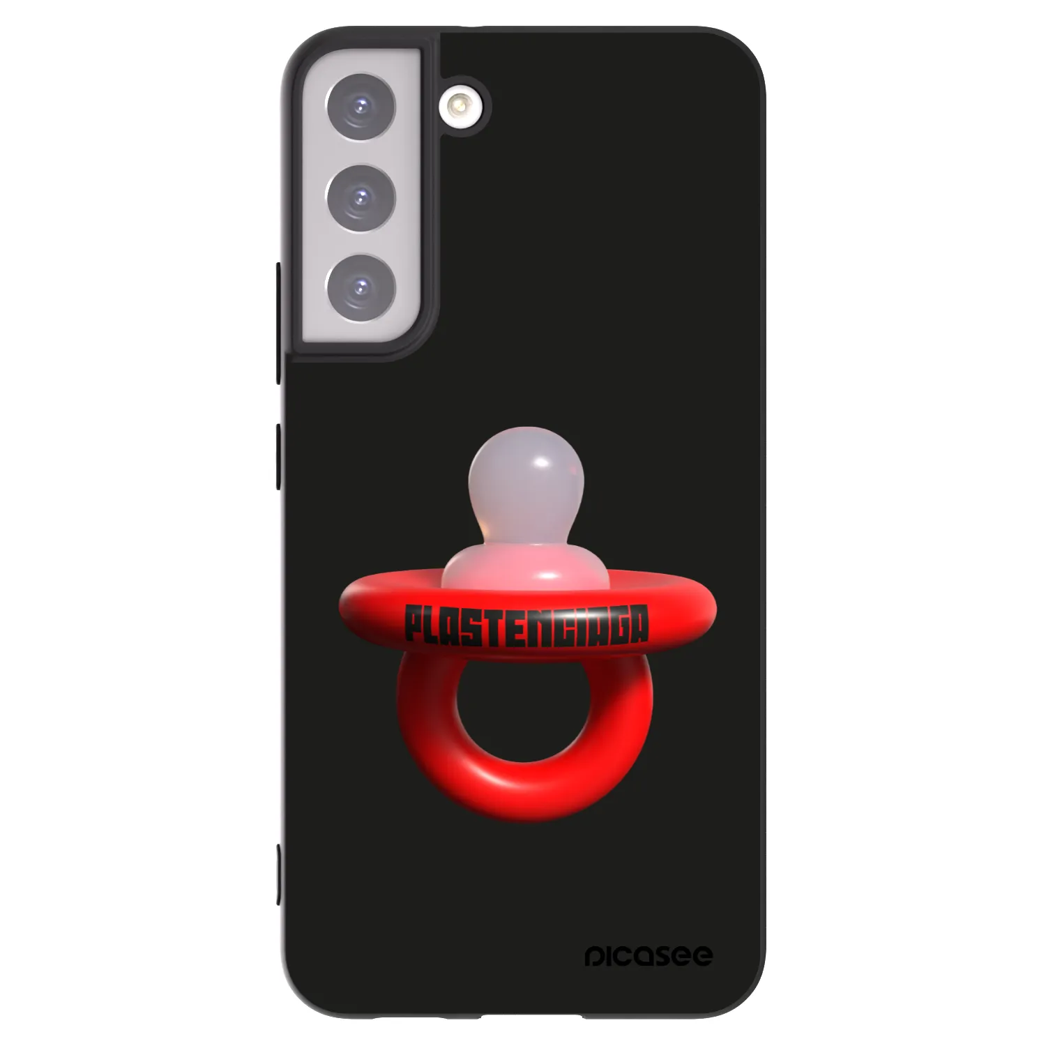 Picasee silikonový černý obal pro Samsung Galaxy S22+ 5G - Le Dudel