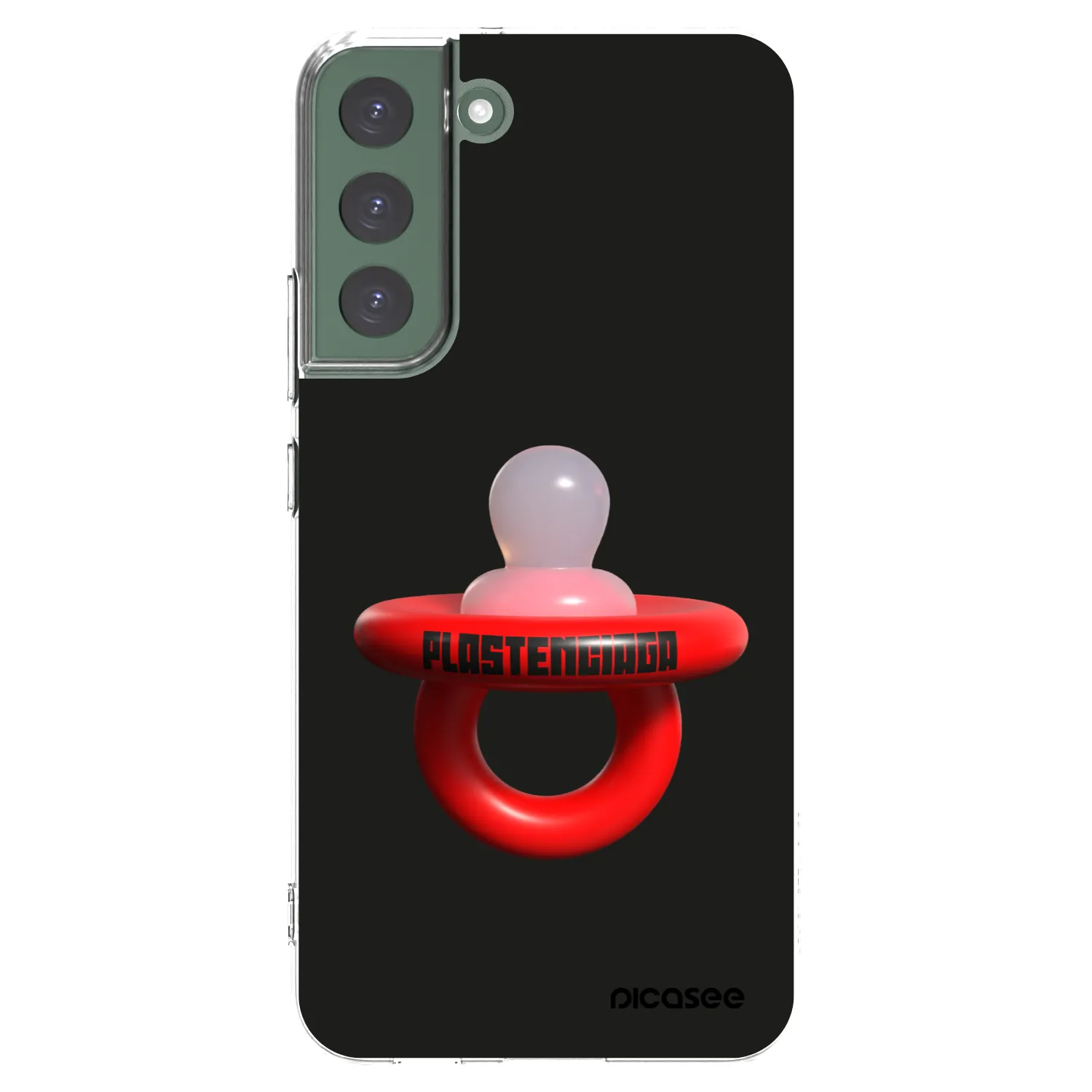 Picasee silikonový průhledný obal pro Samsung Galaxy S22+ 5G - Le Dudel