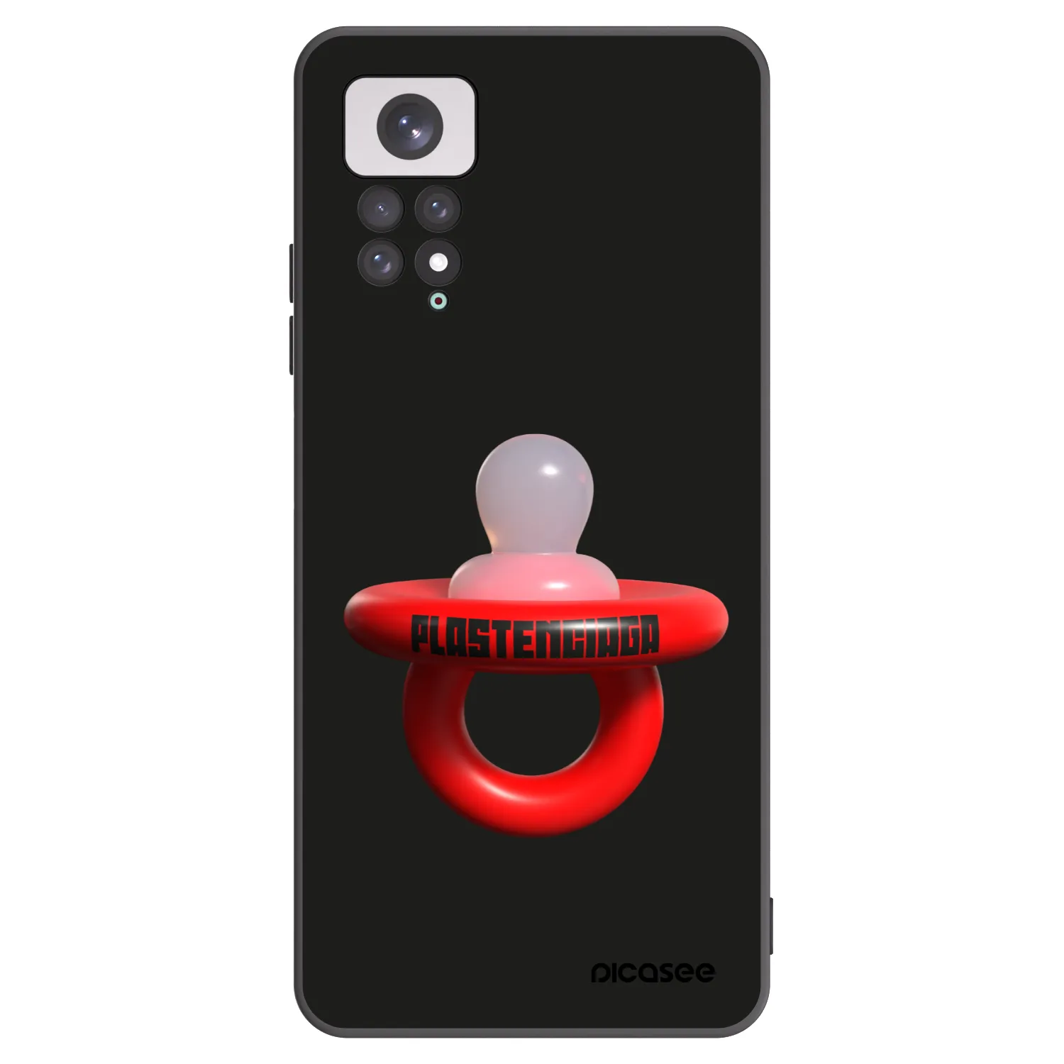 Picasee silikonový černý obal pro Xiaomi Redmi Note 11 - Le Dudel