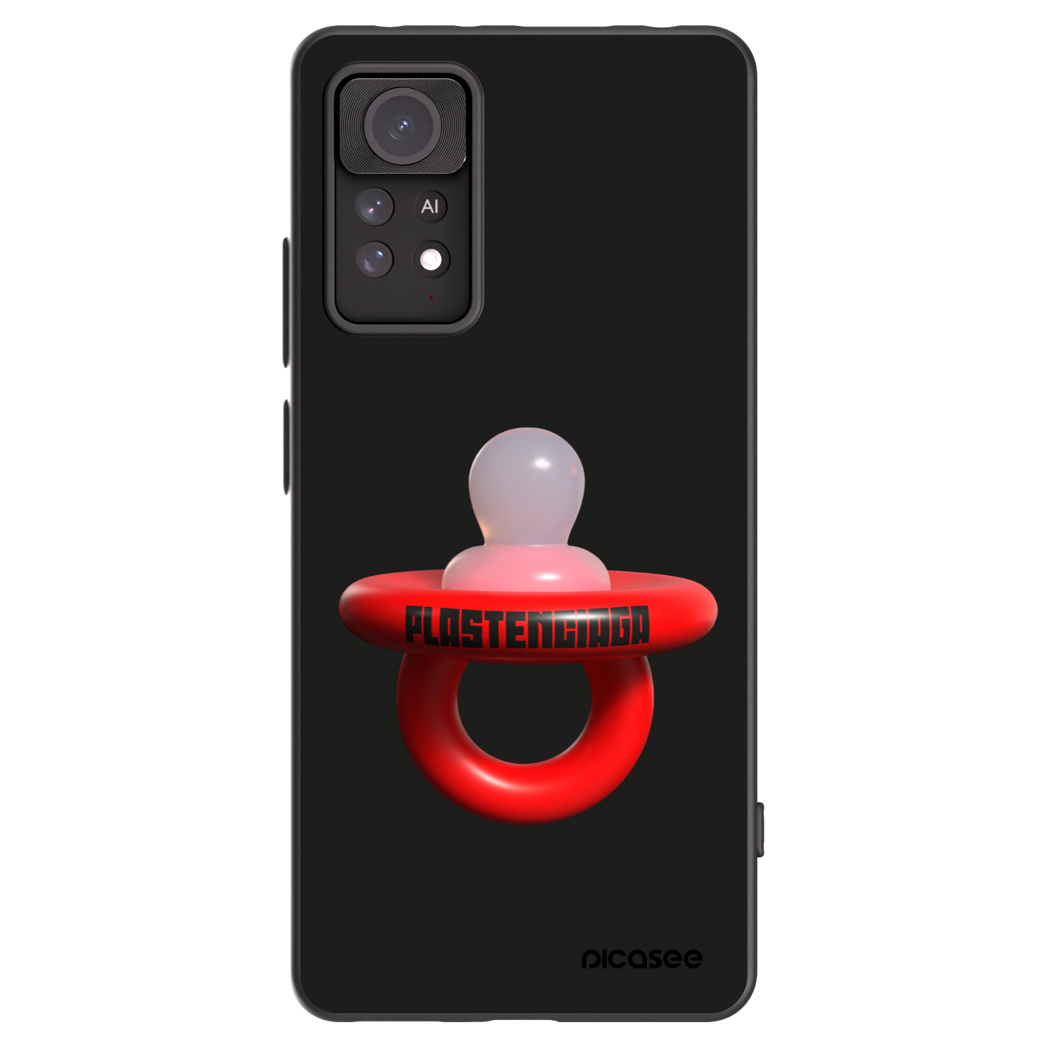 Picasee silikonový černý obal pro Xiaomi Redmi Note 11 Pro - Le Dudel