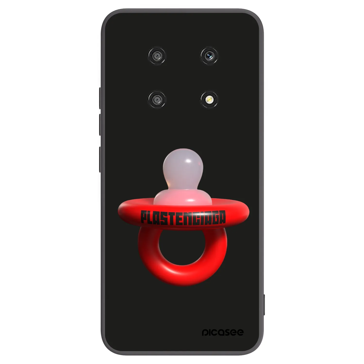 Picasee silikonový černý obal pro Honor Magic4 Lite 5G - Le Dudel