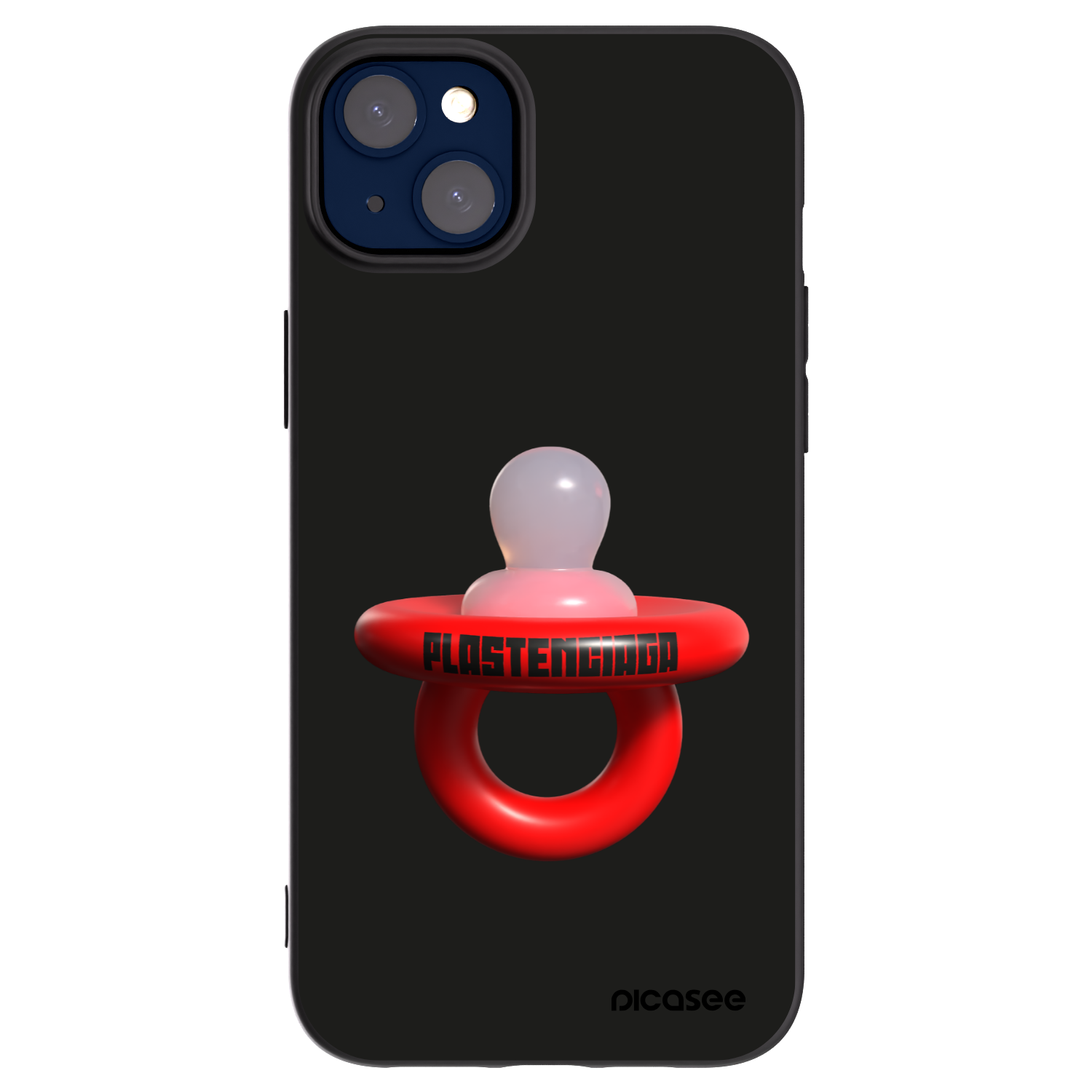 Picasee silikonový černý obal pro Apple iPhone 14 Plus - Le Dudel