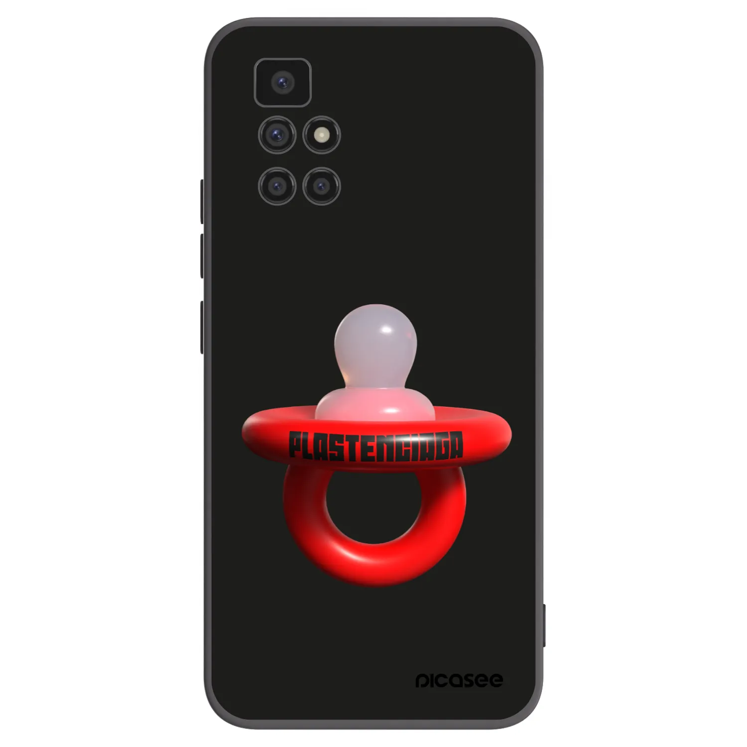 Picasee silikonový černý obal pro Xiaomi Redmi 10 (2022) - Le Dudel