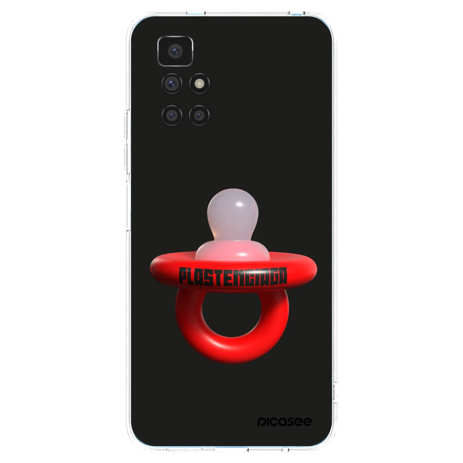 Picasee silikonový průhledný obal pro Xiaomi Redmi 10 (2022) - Le Dudel