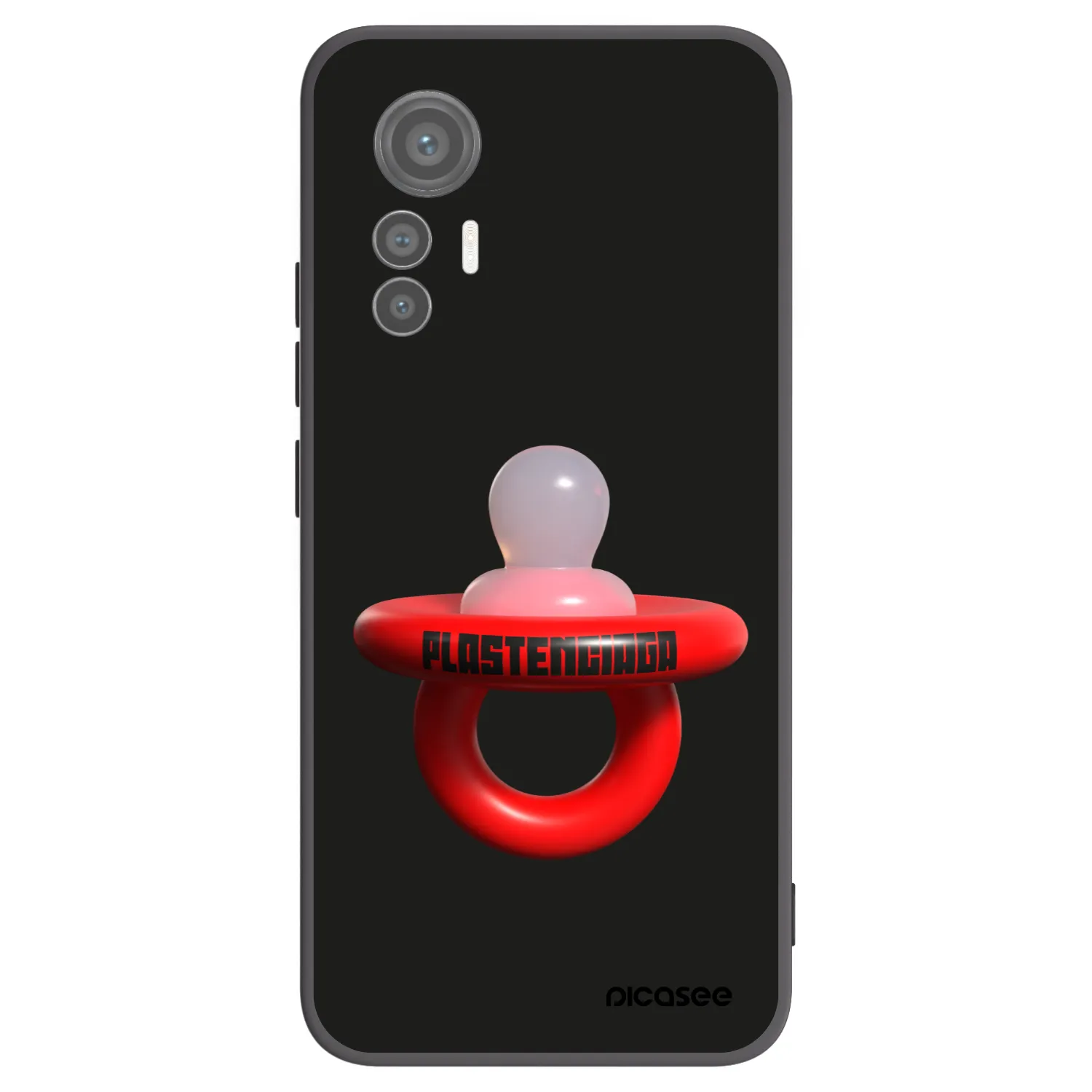 Picasee silikonový černý obal pro Xiaomi 12 Lite - Le Dudel