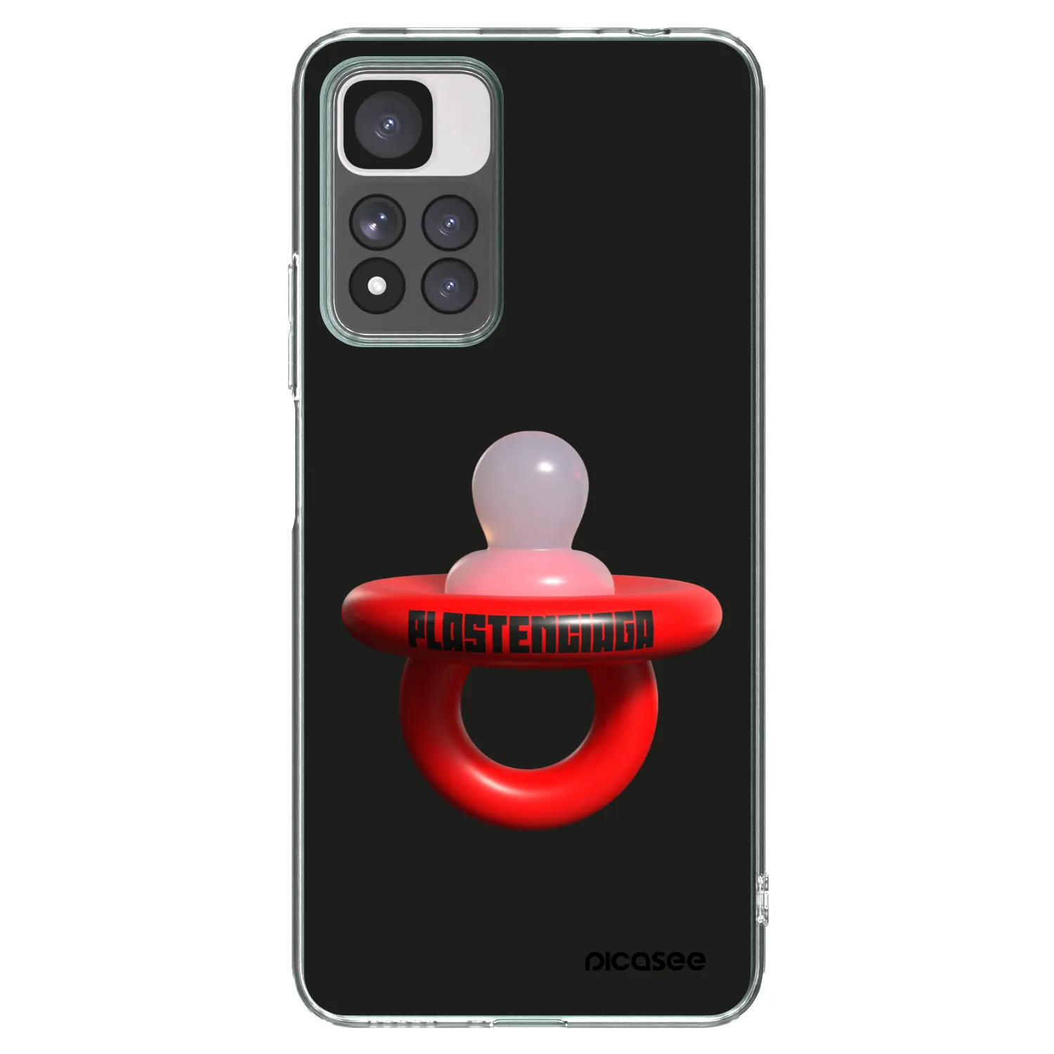 Picasee silikonový průhledný obal pro Xiaomi Redmi Note 11 Pro+ 5G - Le Dudel