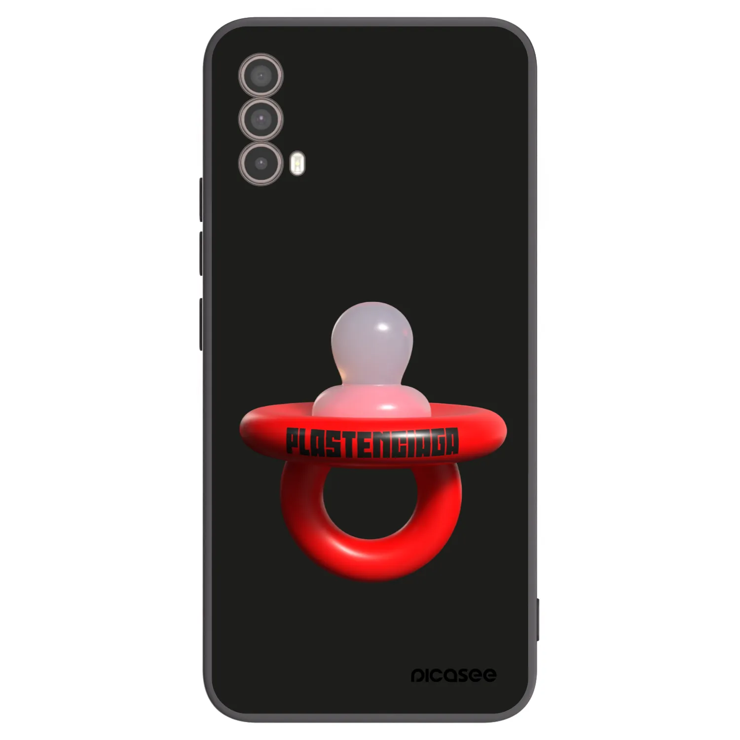 Picasee silikonový černý obal pro Motorola Moto E40 - Le Dudel