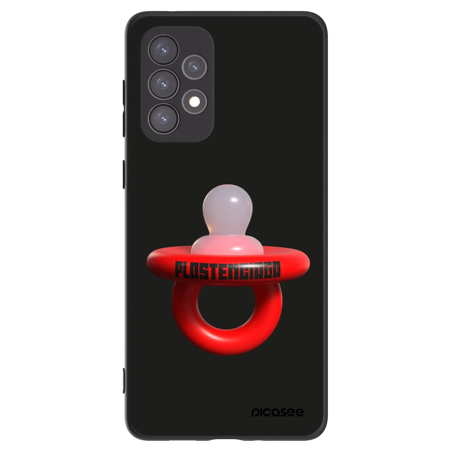 Picasee silikonový černý obal pro Samsung Galaxy A73 5G - Le Dudel