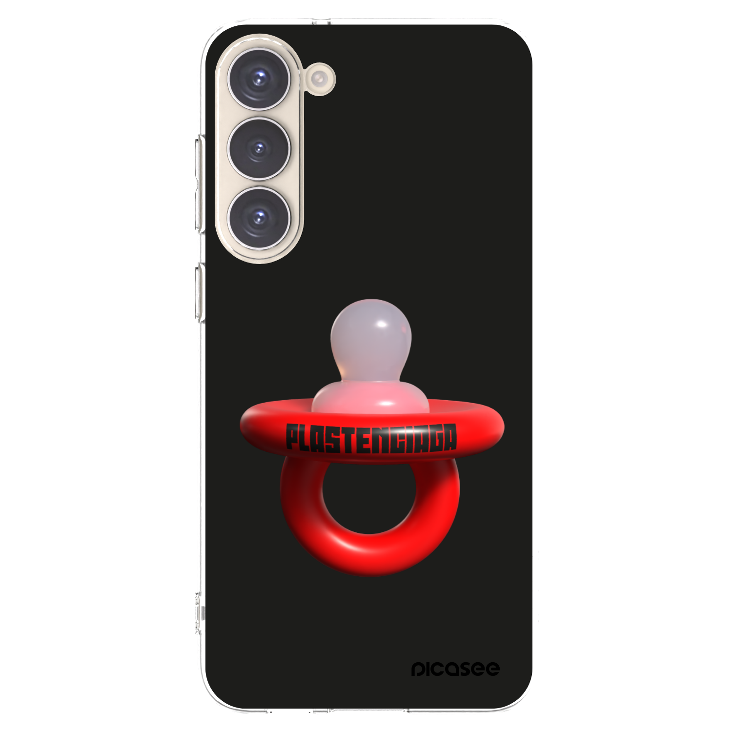 Picasee silikonový průhledný obal pro Samsung Galaxy S23+ 5G - Le Dudel