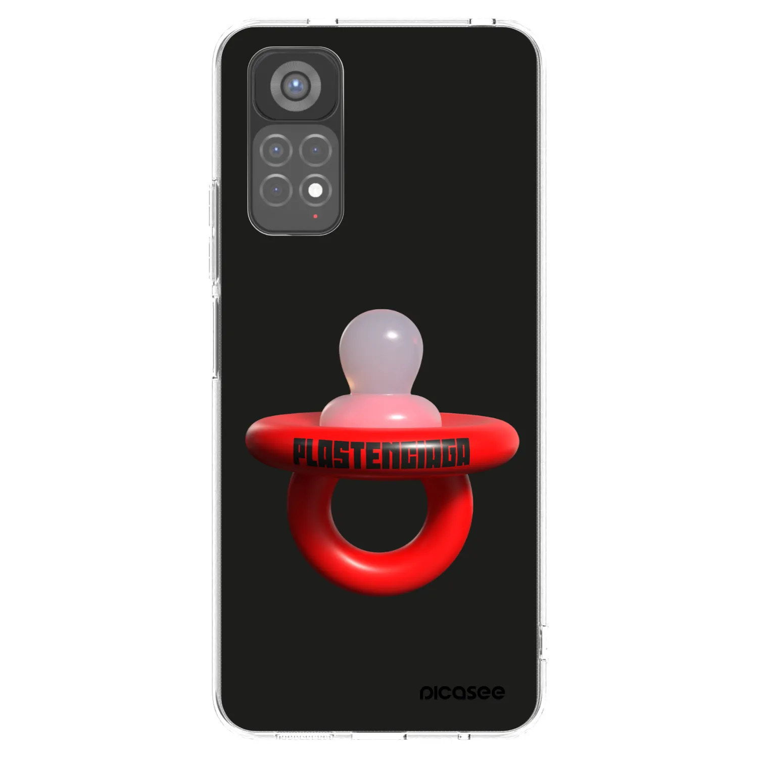 Picasee silikonový průhledný obal pro Xiaomi Redmi Note 11S 5G - Le Dudel
