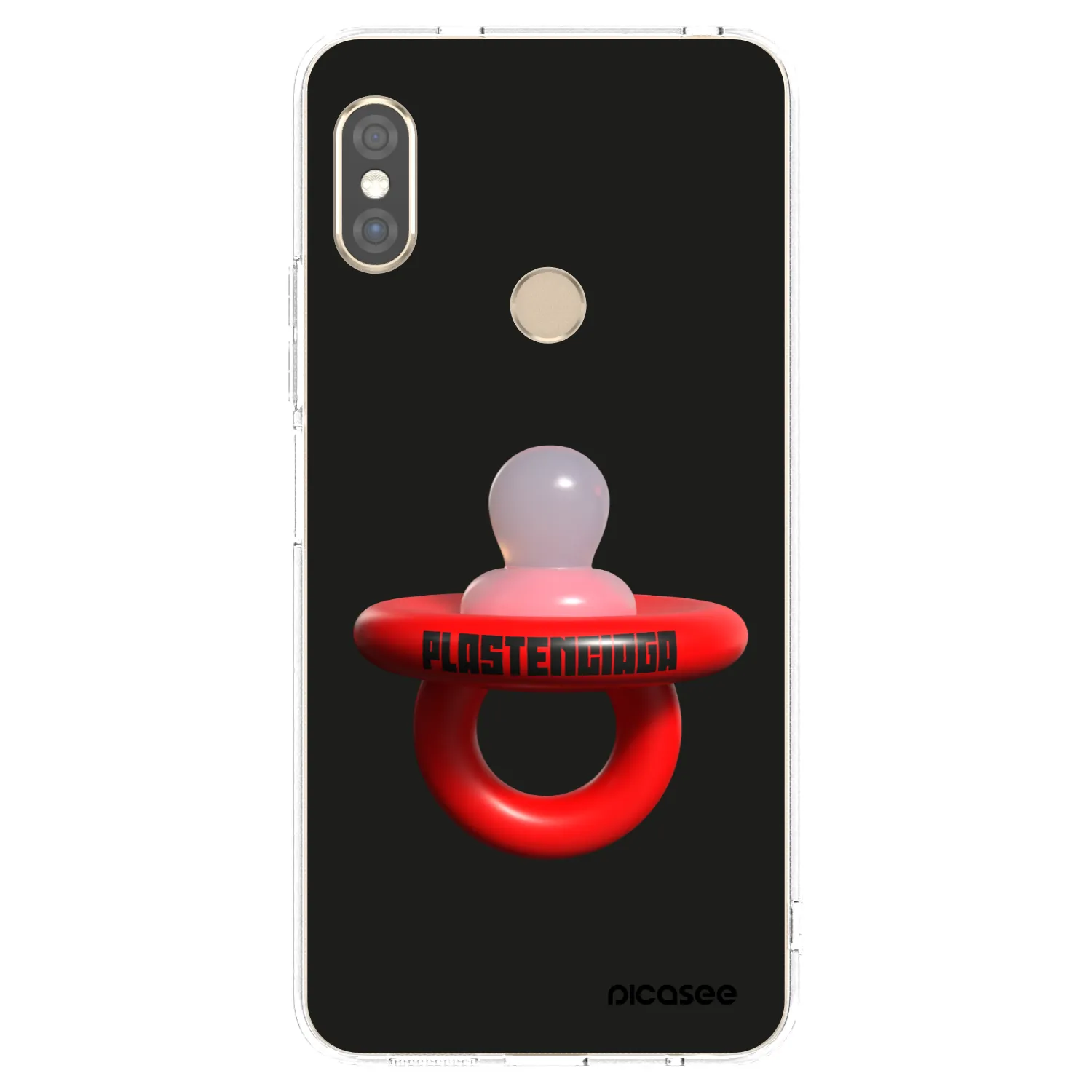 Picasee silikonový průhledný obal pro Xiaomi Redmi Note 5 Global - Le Dudel