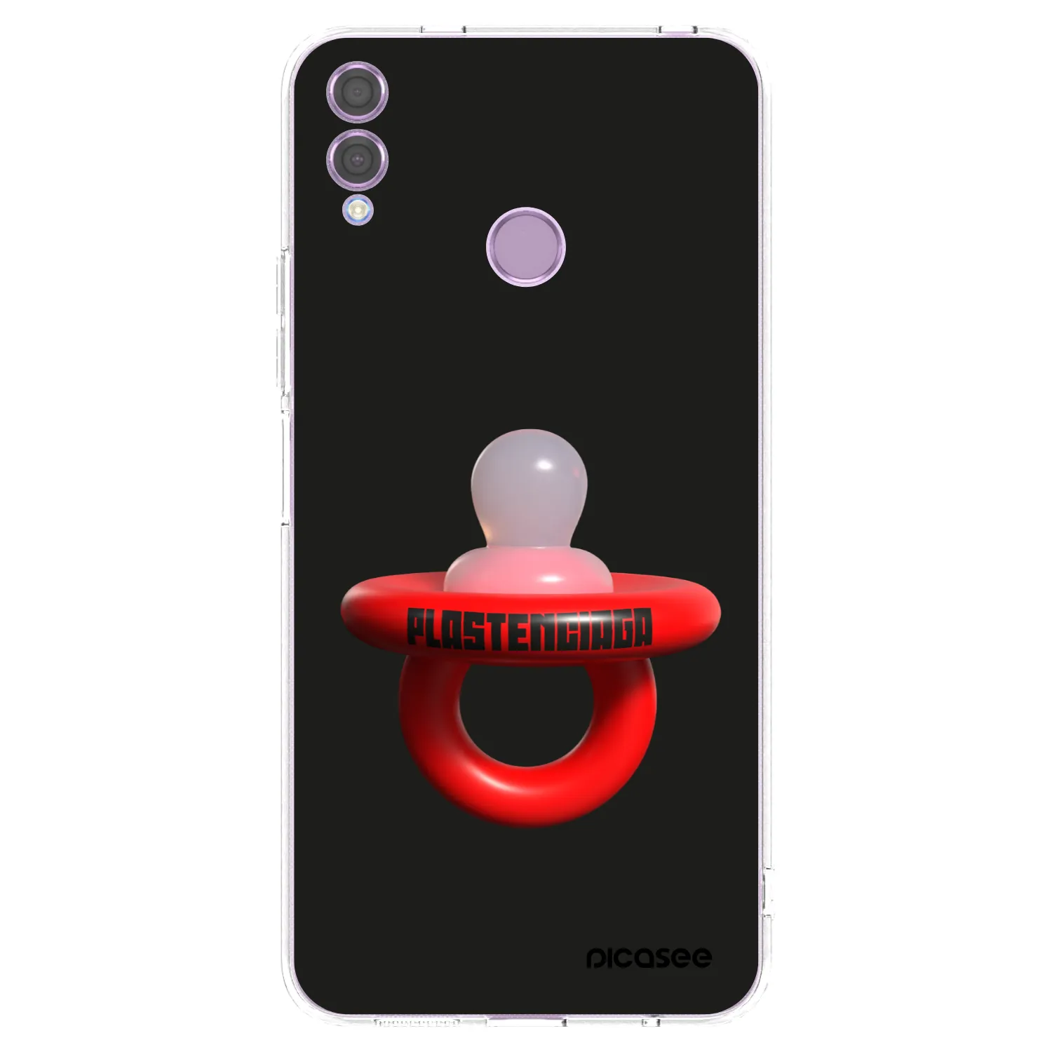 Picasee silikonový průhledný obal pro Honor 8X - Le Dudel