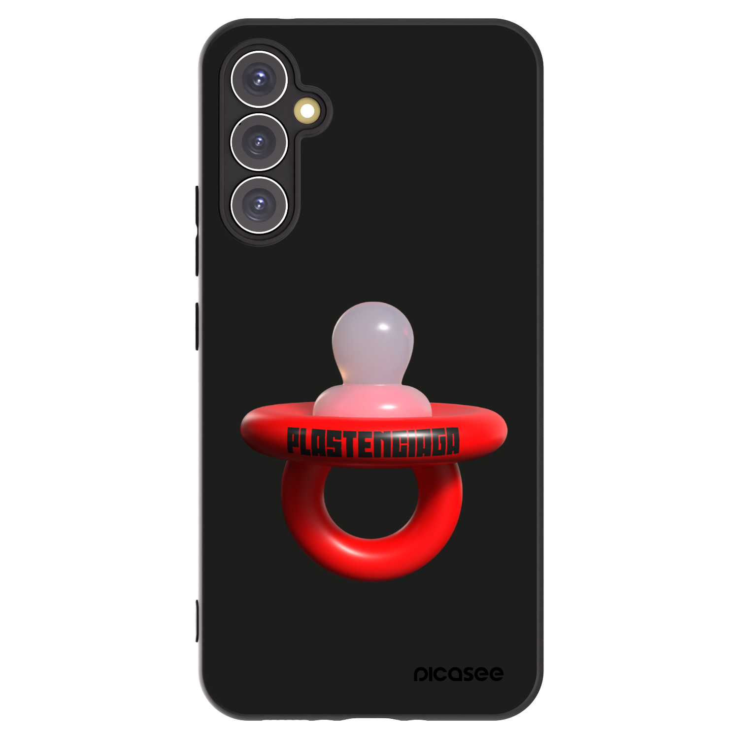 Picasee silikonový černý obal pro Samsung Galaxy A34 5G A346B - Le Dudel