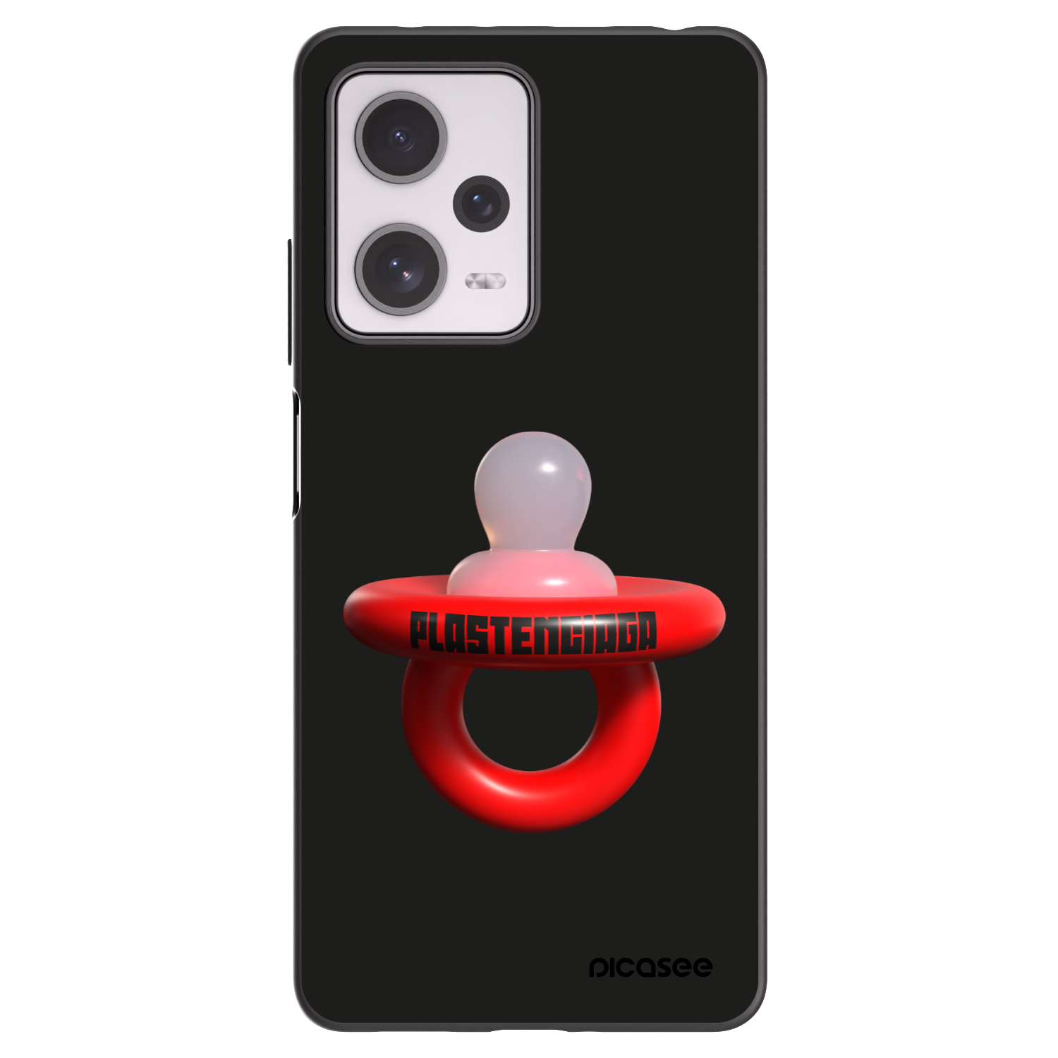 Picasee silikonový černý obal pro Xiaomi Redmi Note 12 Pro+ 5G - Le Dudel