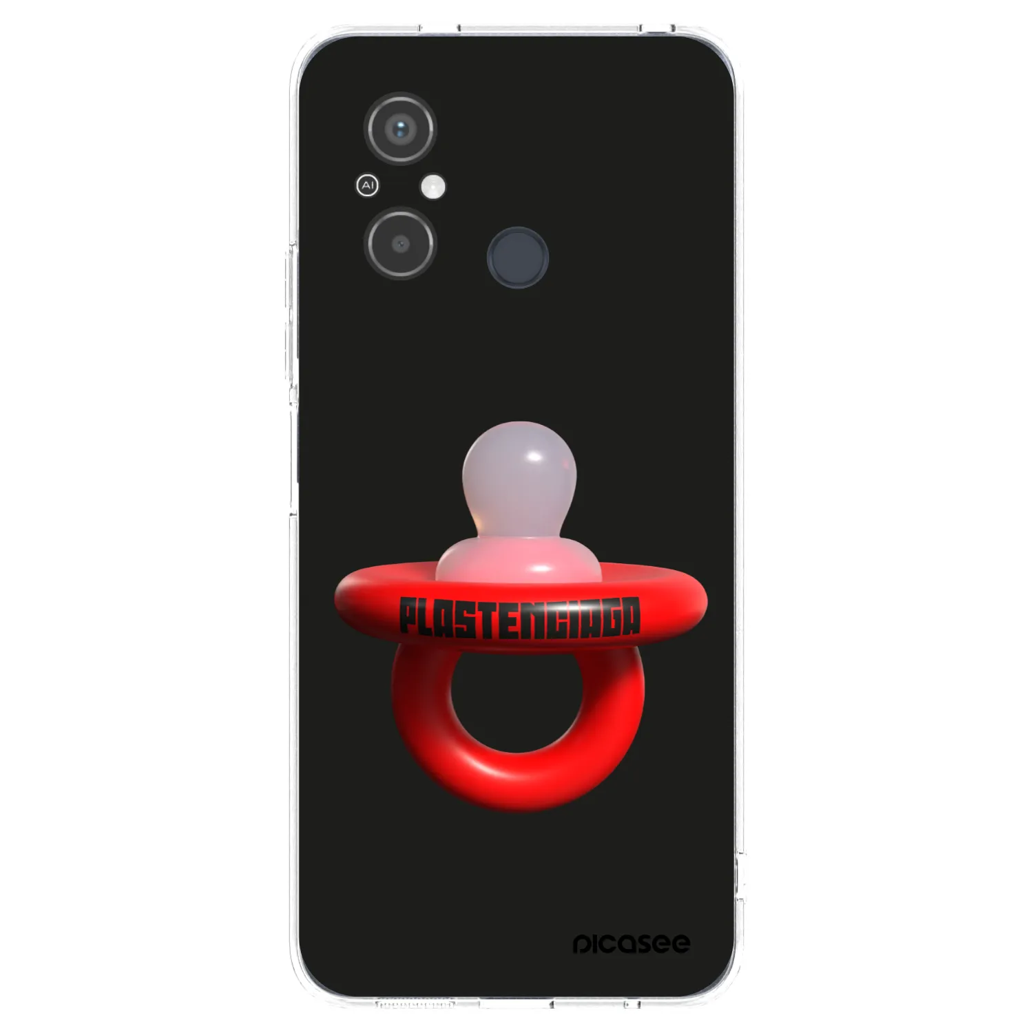 Picasee silikonový průhledný obal pro Xiaomi Redmi 12C - Le Dudel
