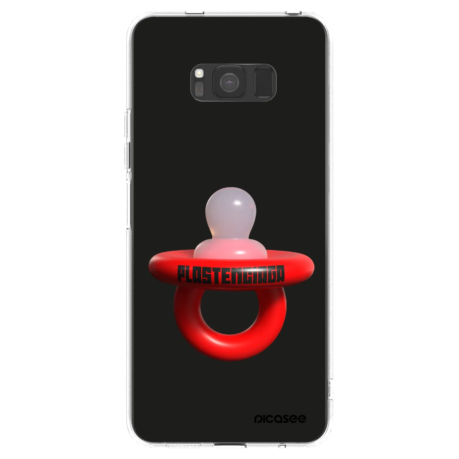 Picasee silikonový průhledný obal pro Samsung Galaxy S8 G950F - Le Dudel