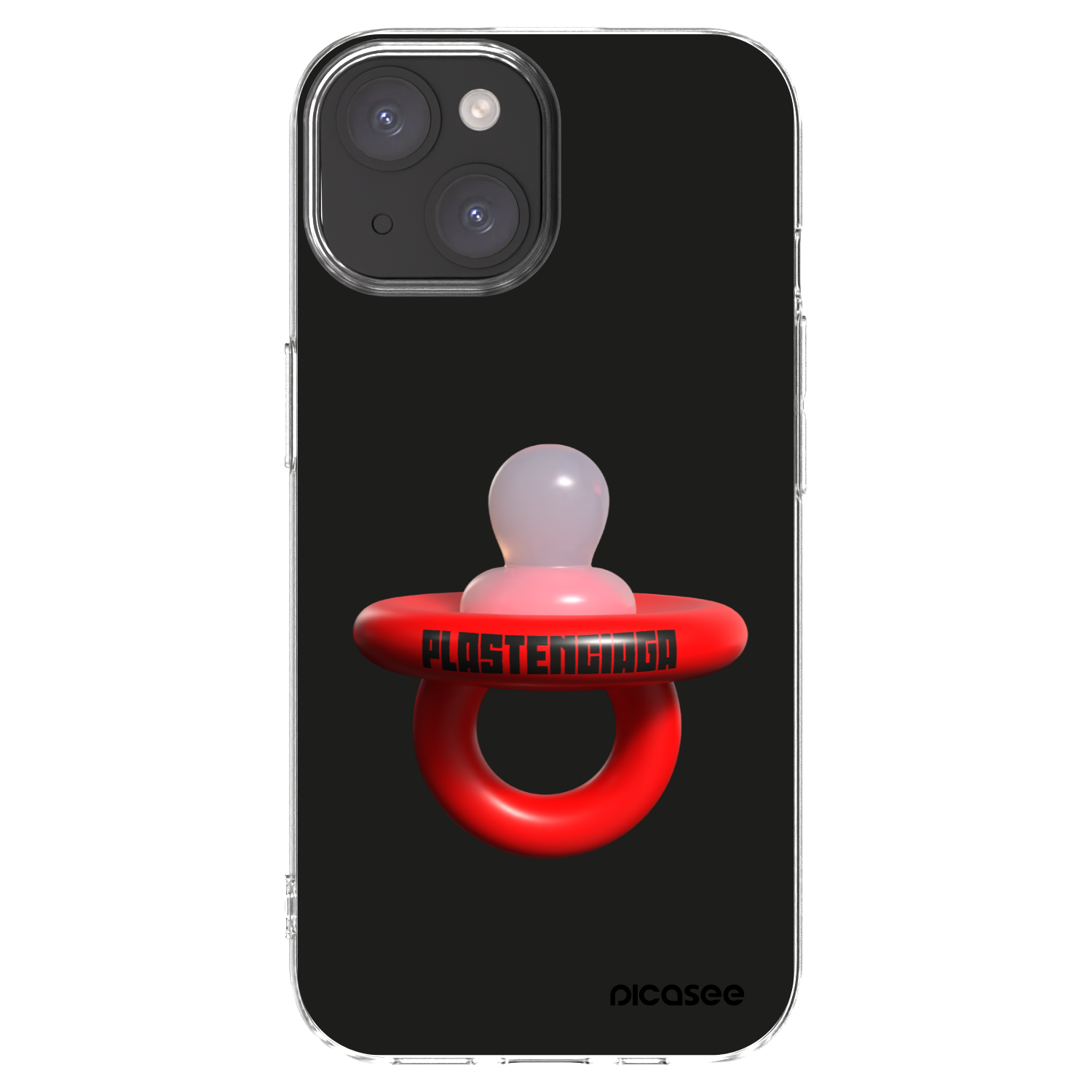 Picasee silikonový průhledný obal pro Apple iPhone 15 - Le Dudel