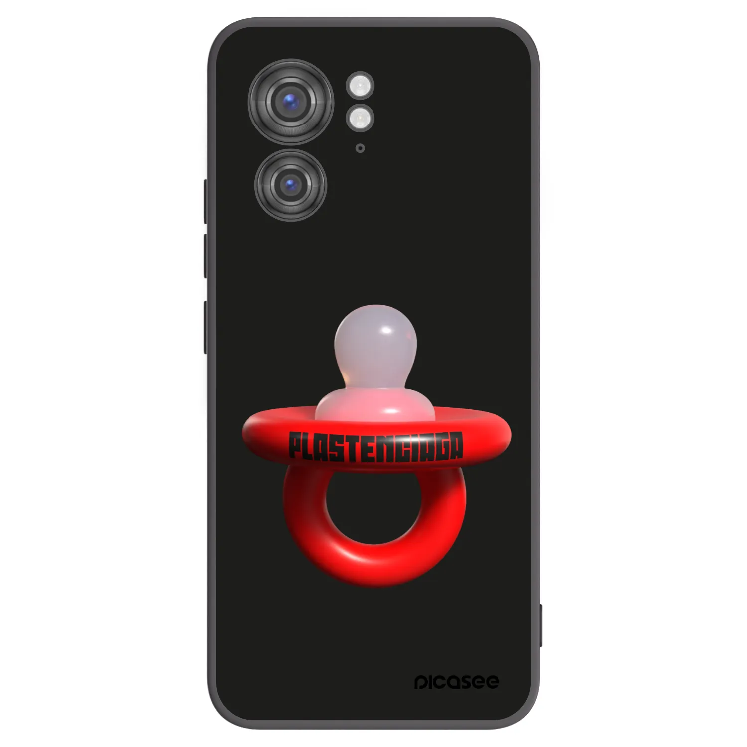 Picasee silikonový černý obal pro Motorola Edge 40 - Le Dudel