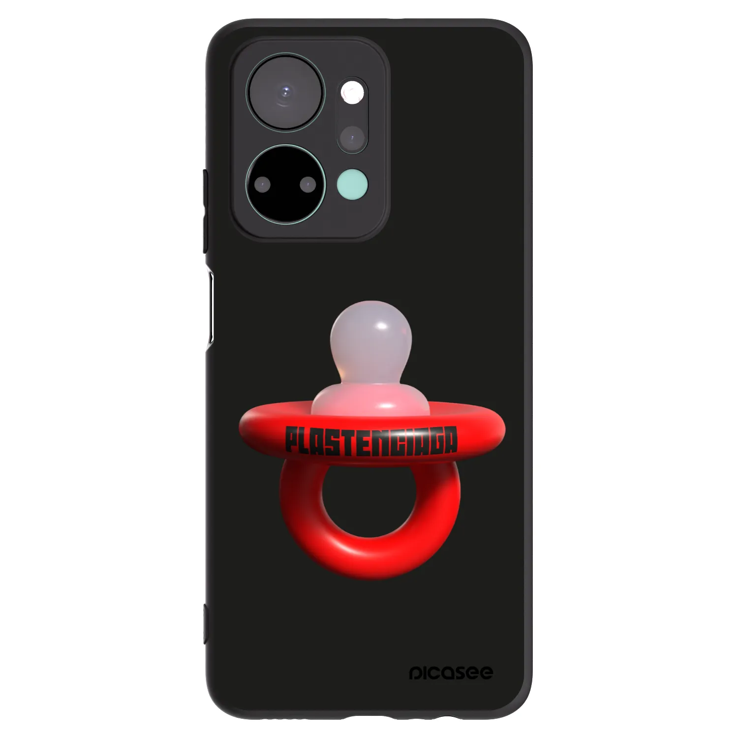 Picasee silikonový černý obal pro Honor X7a - Le Dudel