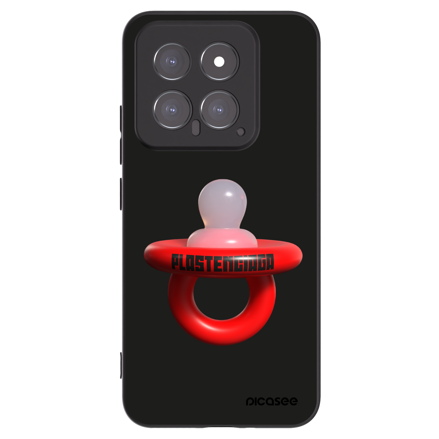 Picasee silikonový černý obal pro Xiaomi 14 - Le Dudel