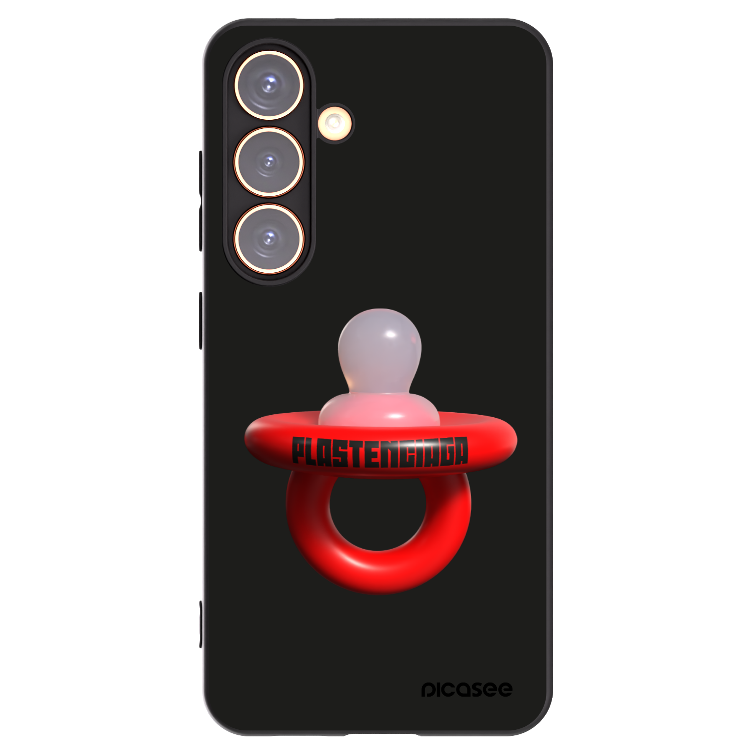 Picasee silikonový černý obal pro Samsung Galaxy S24 S921B 5G - Le Dudel