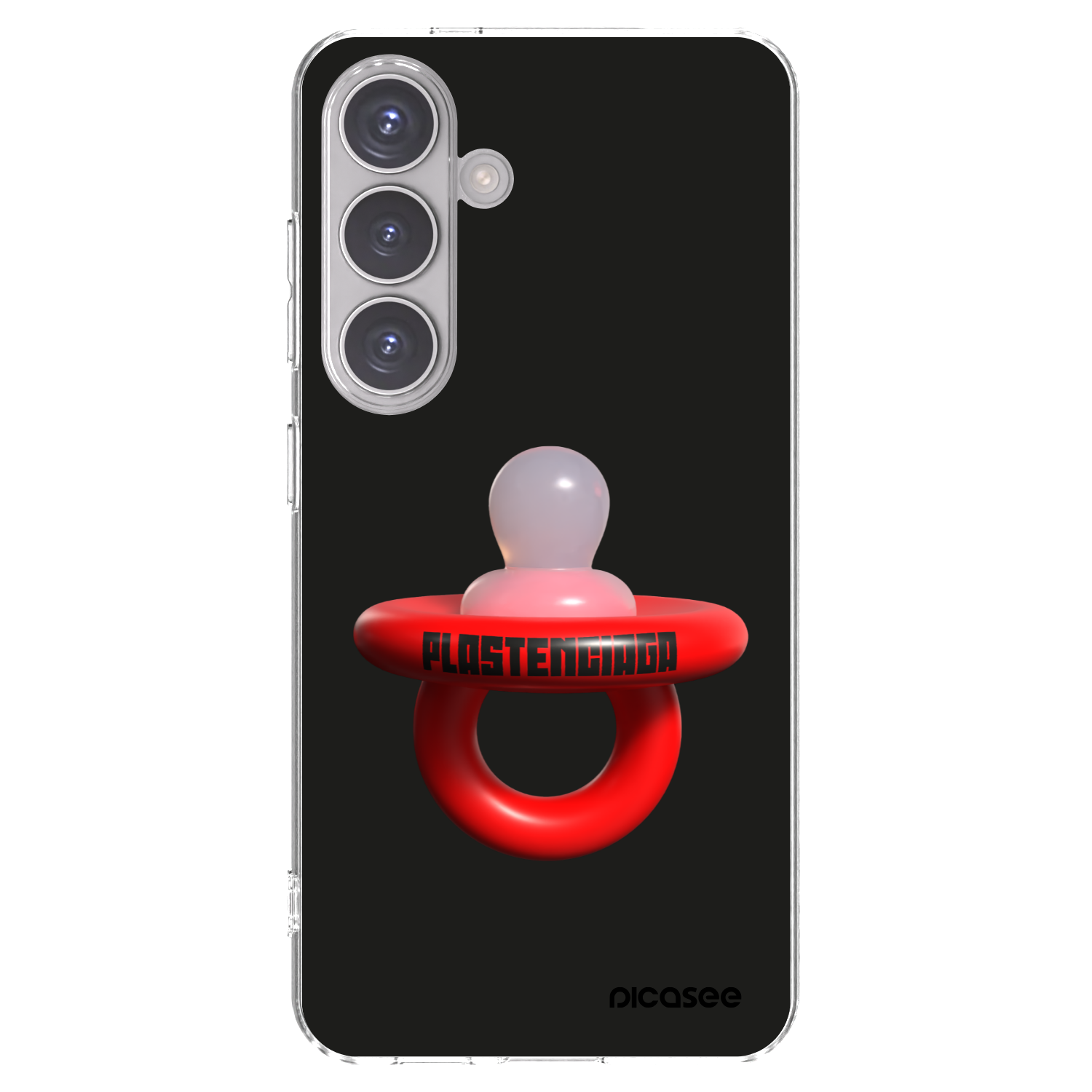 Picasee silikonový průhledný obal pro Samsung Galaxy S24 S921B 5G - Le Dudel