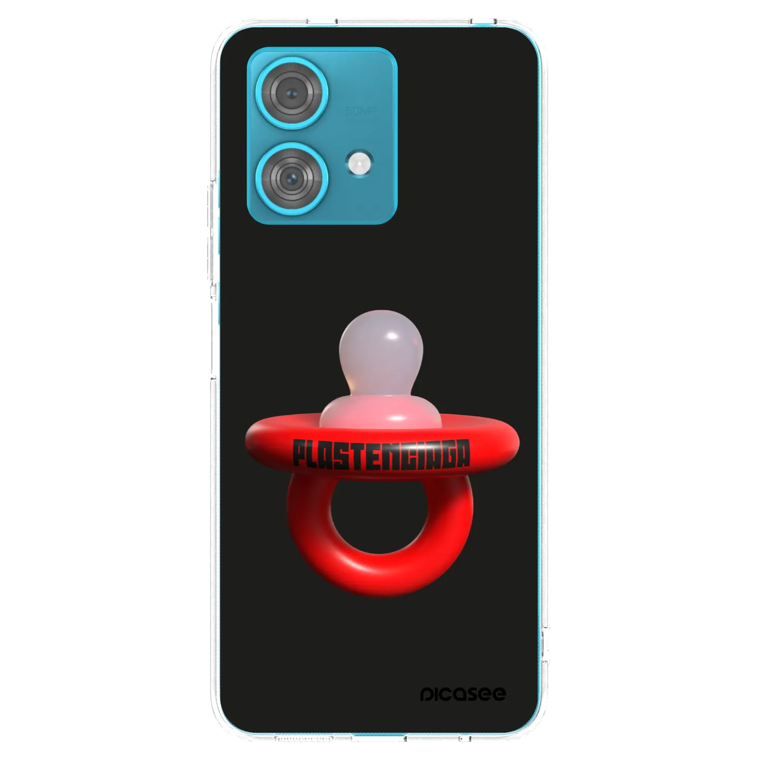 Picasee silikonový průhledný obal pro Motorola Edge 40 Neo - Le Dudel