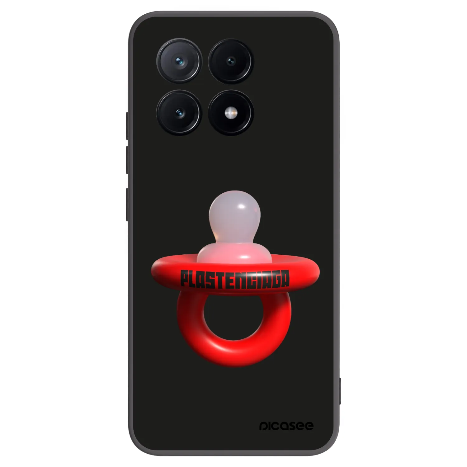 Picasee silikonový černý obal pro Xiaomi Poco X6 Pro - Le Dudel