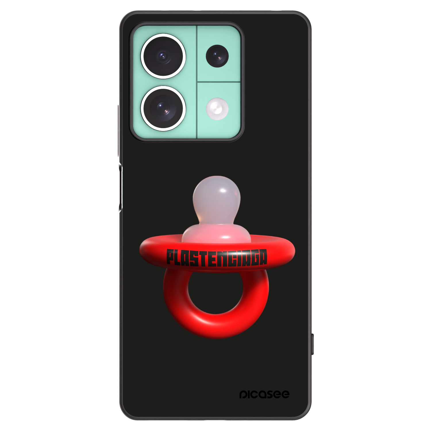 Picasee silikonový černý obal pro Xiaomi Redmi Note 13 5G - Le Dudel