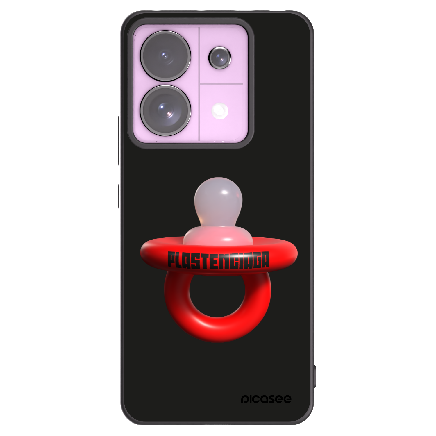 Picasee silikonový černý obal pro Xiaomi Redmi Note 13 Pro 5G - Le Dudel