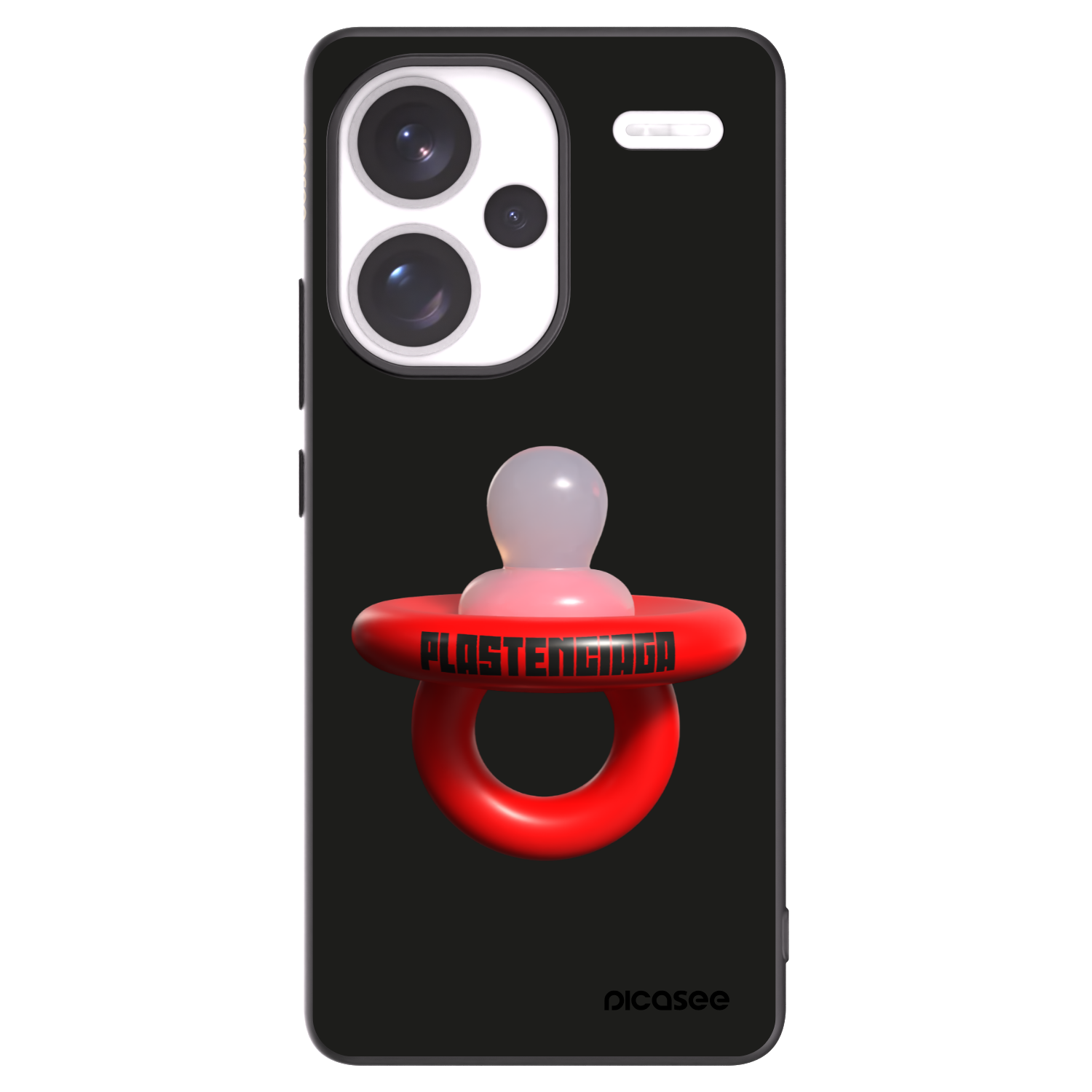 Picasee silikonový černý obal pro Xiaomi Redmi Note 13 Pro+ 5G - Le Dudel