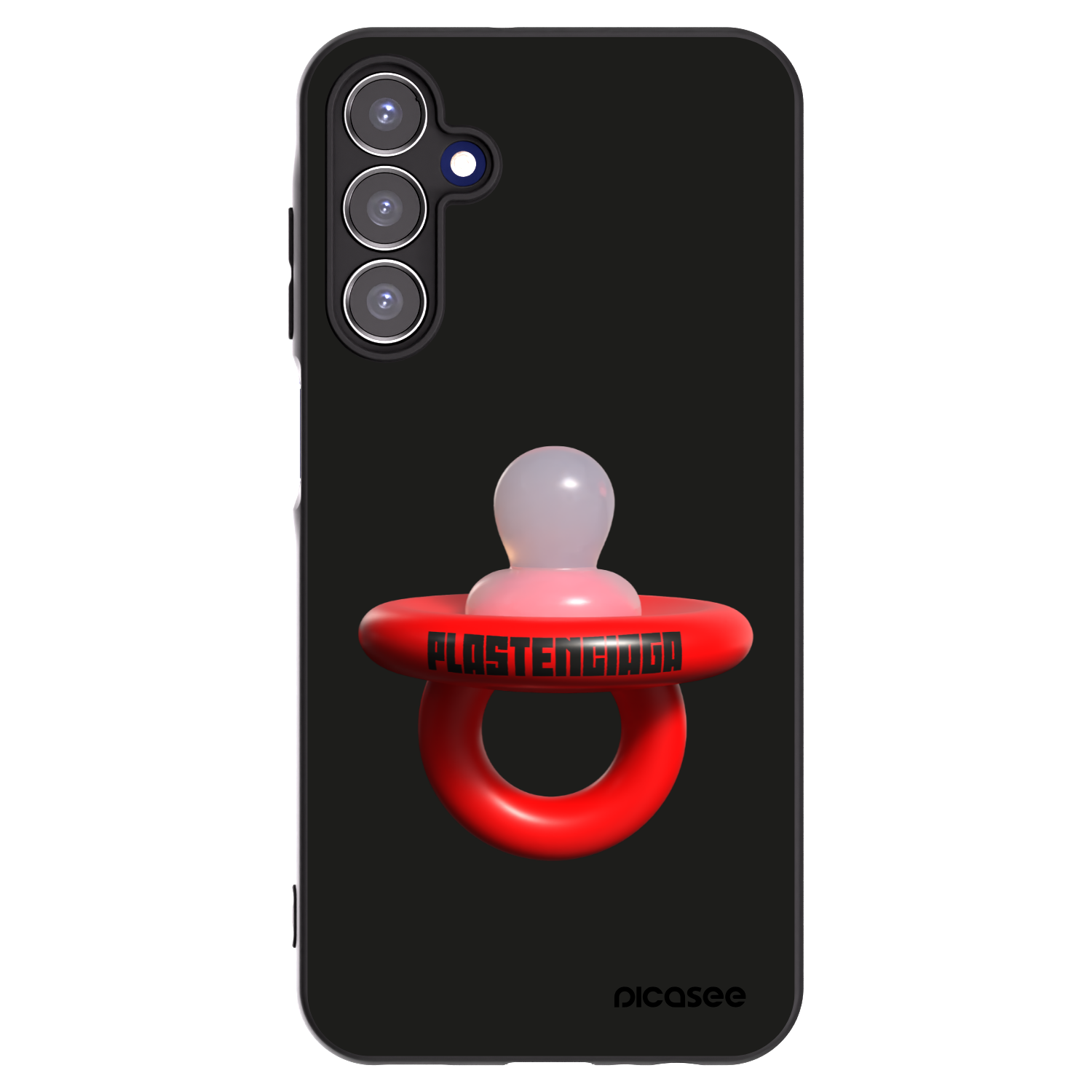 Picasee silikonový černý obal pro Samsung Galaxy A15 A155F 4G - Le Dudel