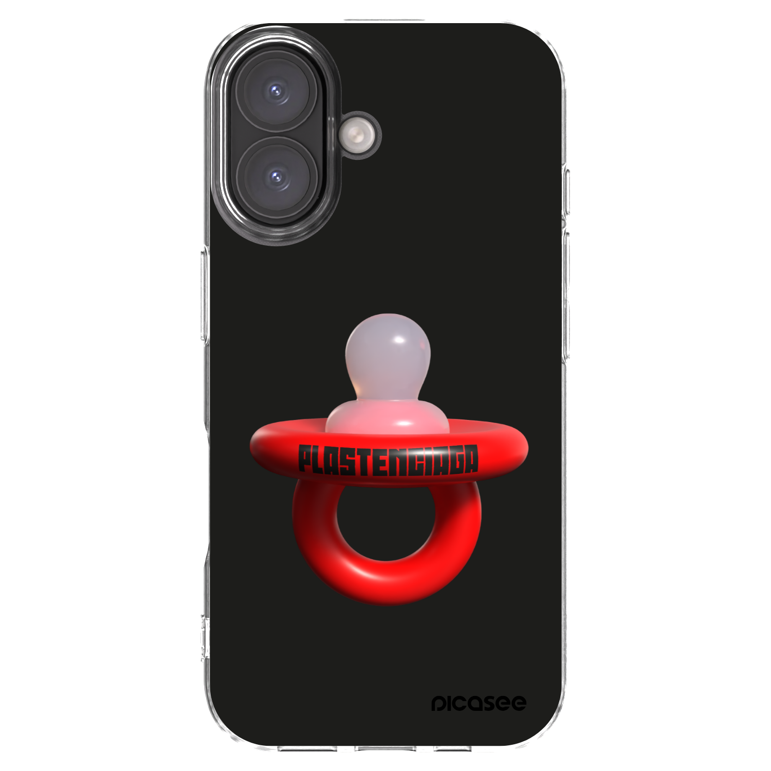 Picasee silikonový průhledný obal pro Apple iPhone 16 - Le Dudel