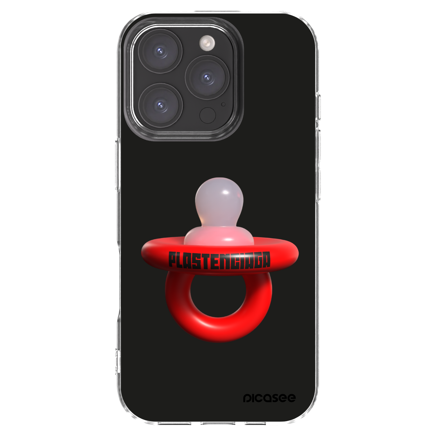 Picasee silikonový průhledný obal pro Apple iPhone 16 Pro - Le Dudel