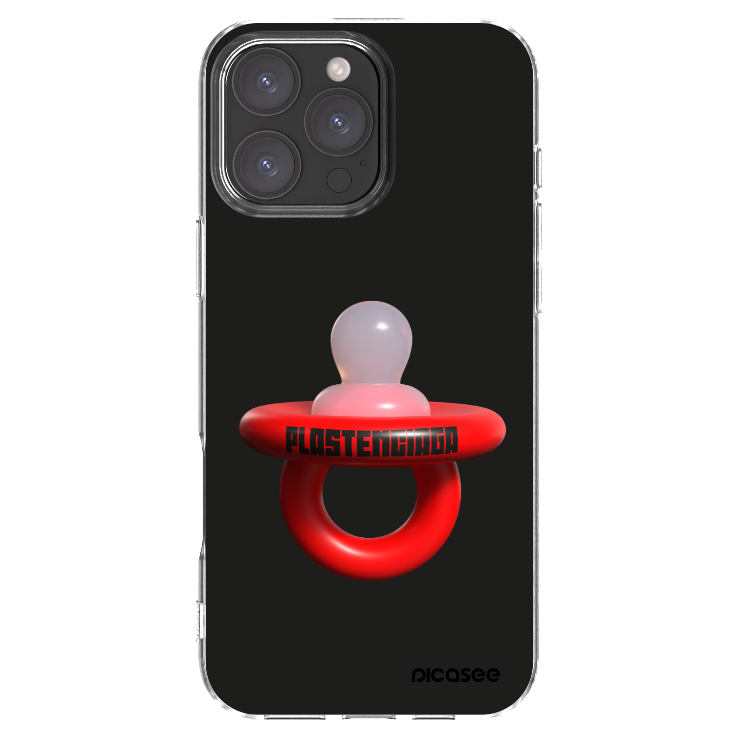Picasee silikonový průhledný obal pro Apple iPhone 16 Pro Max - Le Dudel