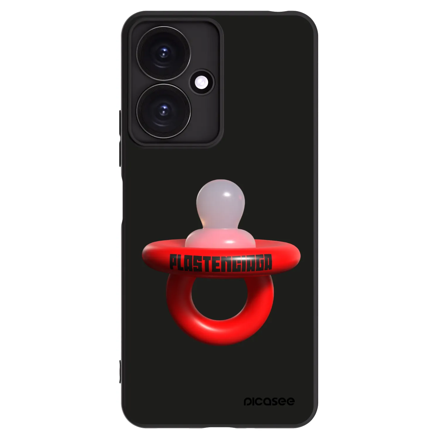 Picasee silikonový černý obal pro Xiaomi Redmi 13C 5G - Le Dudel
