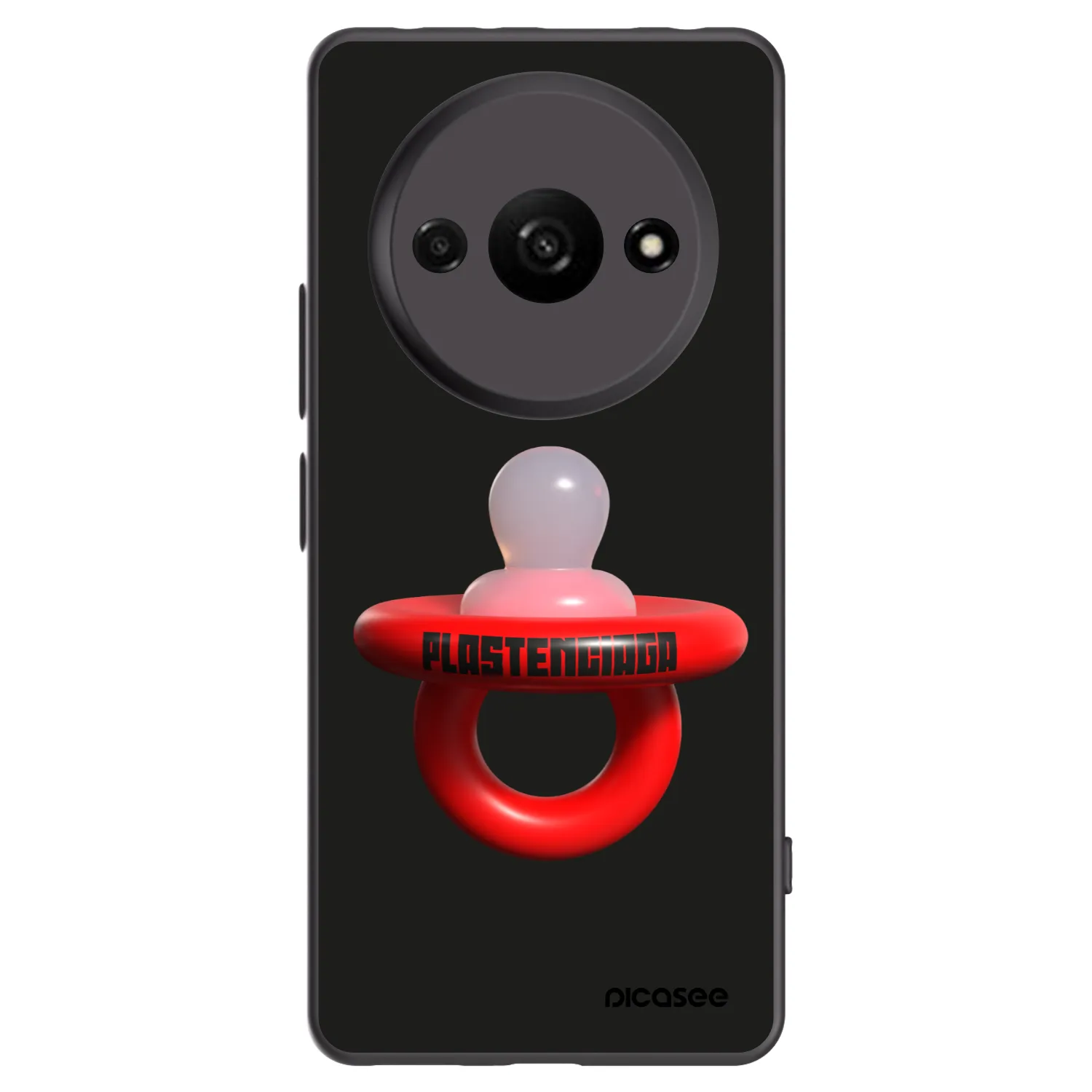 Picasee silikonový černý obal pro Xiaomi Redmi A3 - Le Dudel
