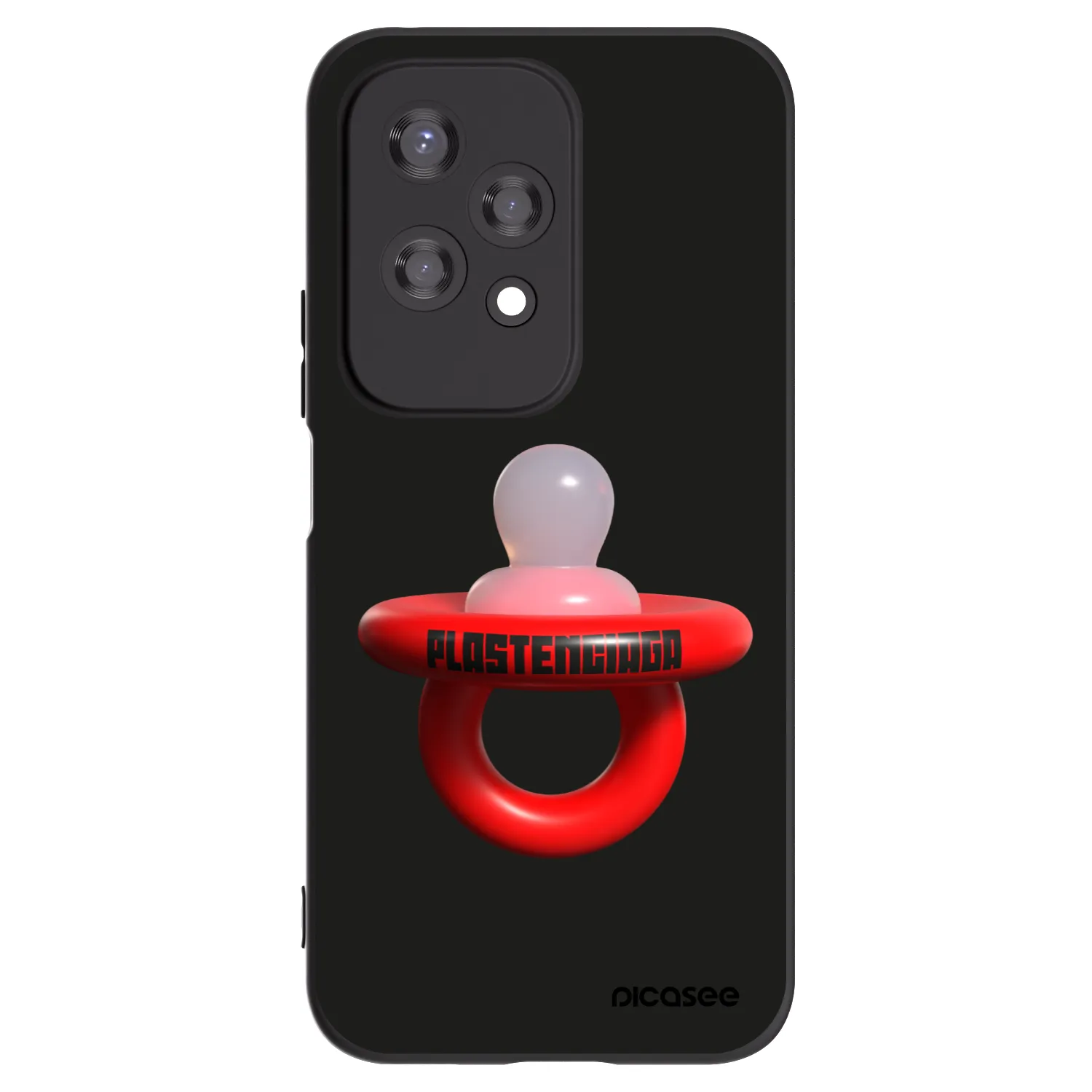 Picasee silikonový černý obal pro Honor 200 Lite - Le Dudel