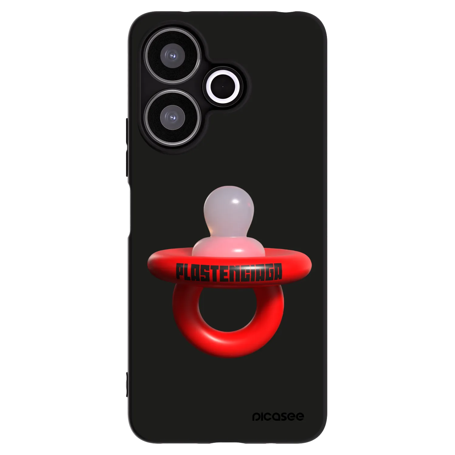 Picasee silikonový černý obal pro Xiaomi Redmi 13 4G - Le Dudel