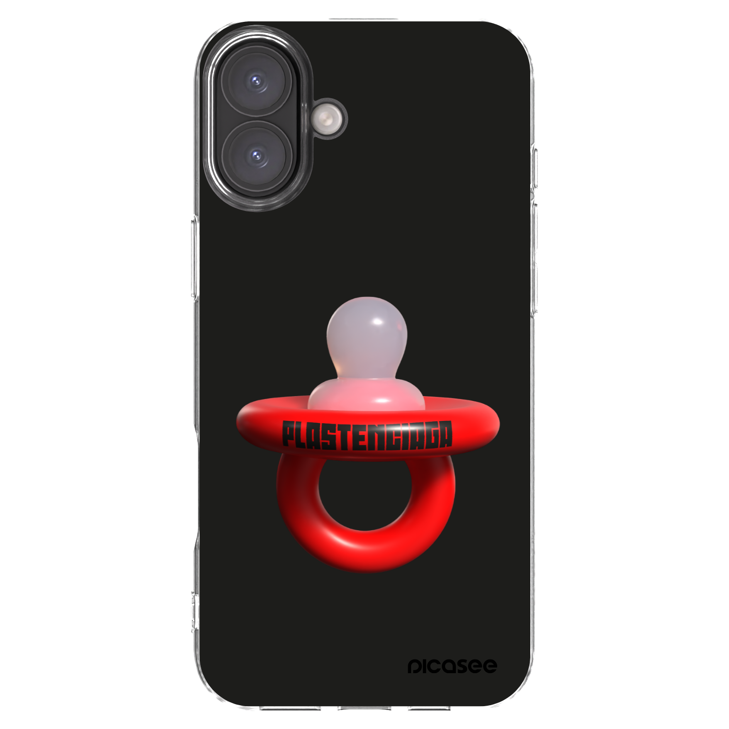 Picasee silikonový průhledný obal pro Apple iPhone 16 Plus - Le Dudel