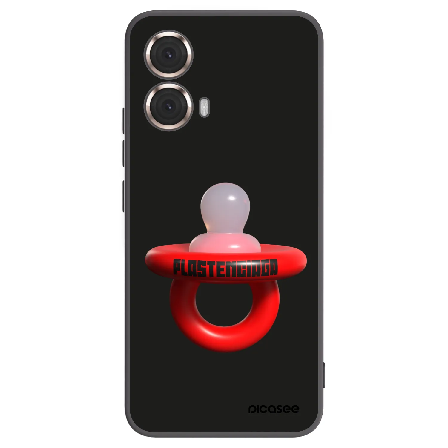 Picasee silikonový černý obal pro Motorola Moto G85 - Le Dudel