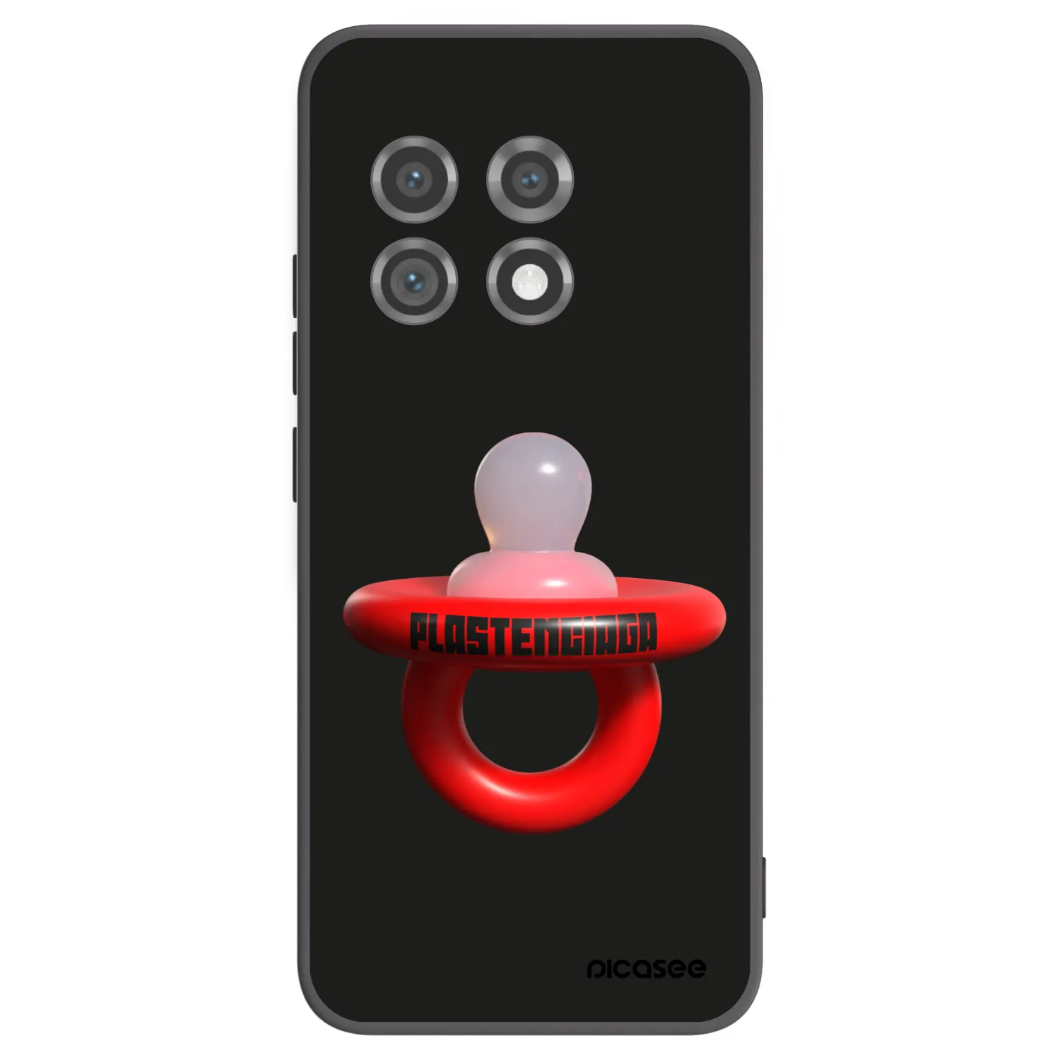 Picasee silikonový černý obal pro OnePlus 11 5G - Le Dudel